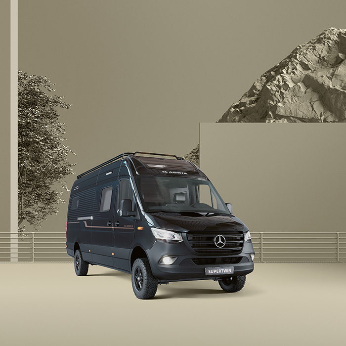 Adria Supertwin – firehjulsdrevet campervan bygget på Mercedes-Benz Sprinter