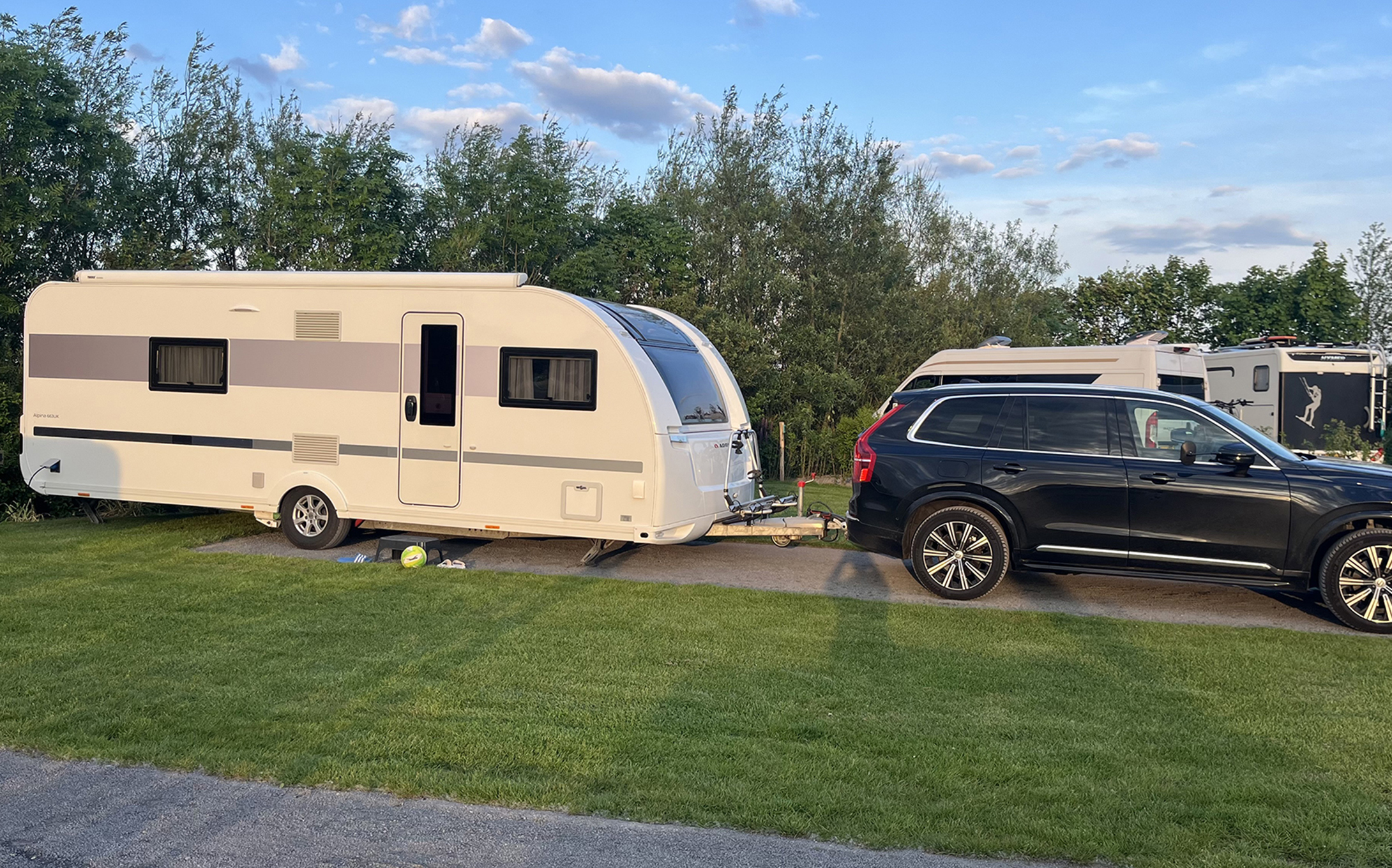 Familjesemester med husvagnen 