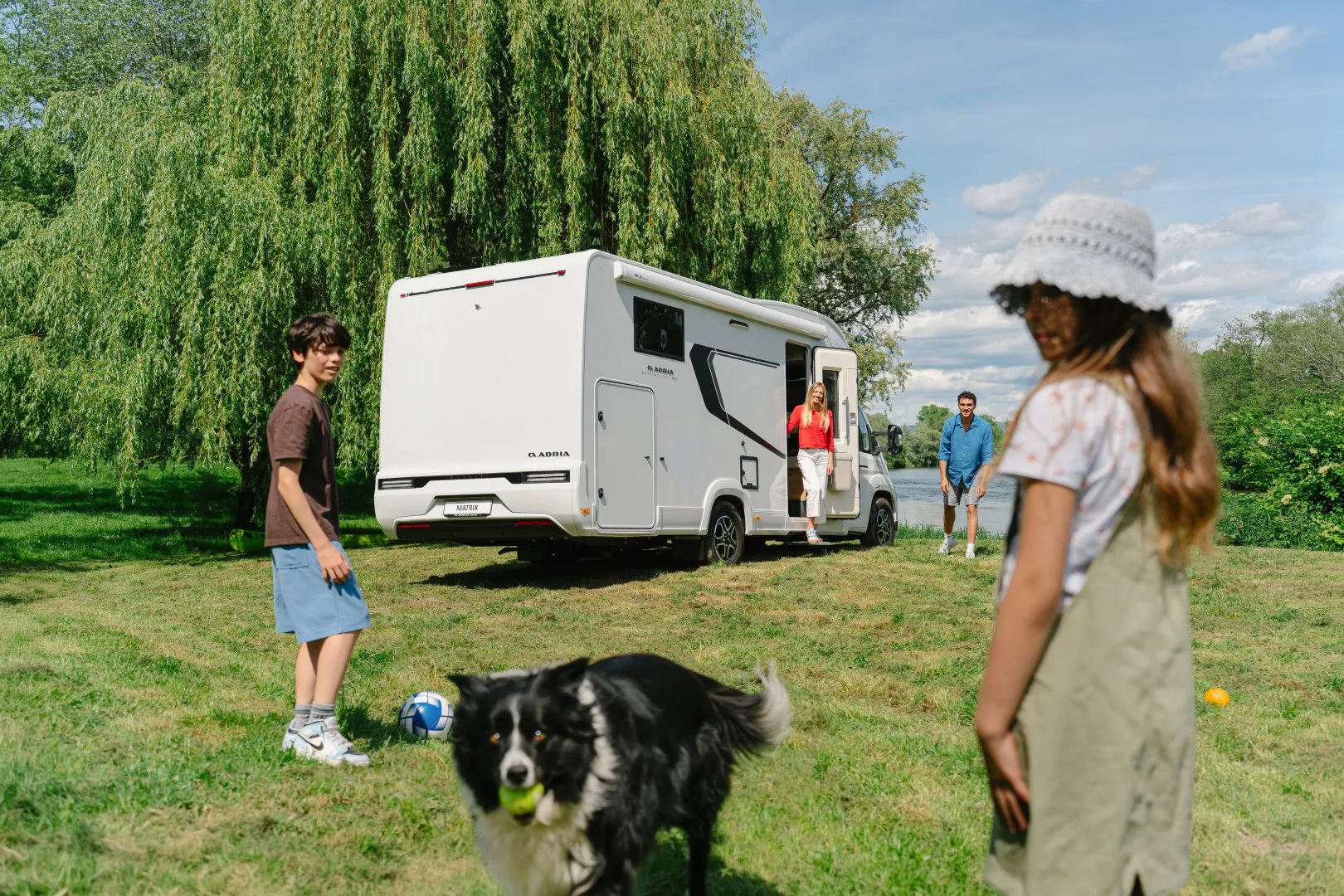 Familieferie med Adria Matrix – en stor bobil.